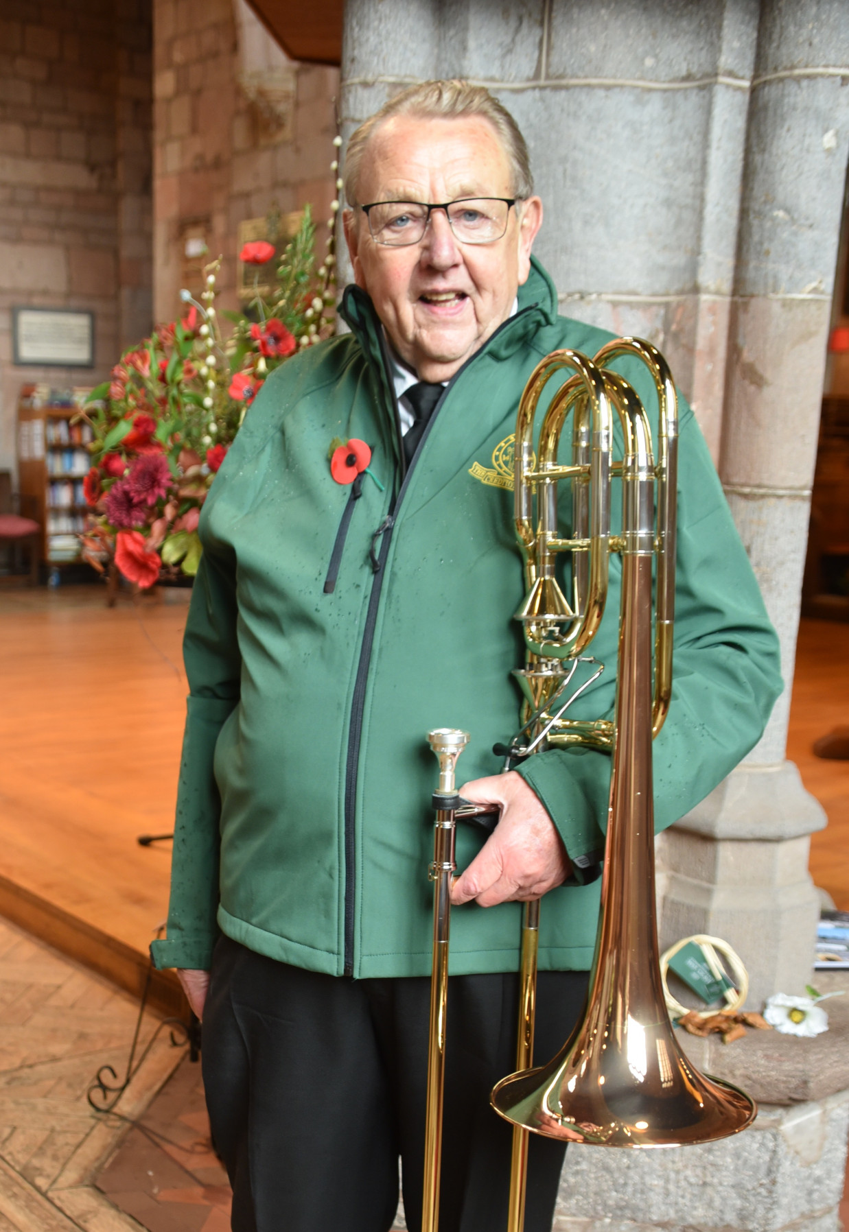 Founding member Trombonist Arthur Arscott, Nov 2025