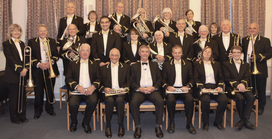 Full band before the Autumn concert September 2019