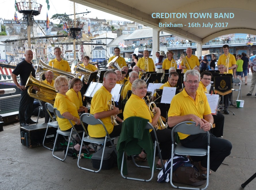 Playing at Brixham Quay July 2017